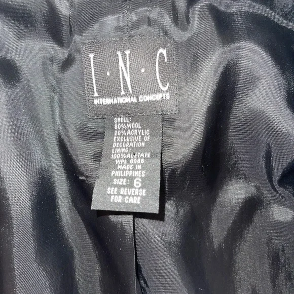 INC Tweed Suit 2 piece skirt and blazer set - Picture 5 of 6